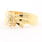 Estate Ladies 18K Yellow Gold Diamond 0.23CTW Cluster Right Hand Ring