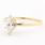 Classic 14K Yellow Gold Marquise Cut Diamond Solitaire 0.40CTW Engagement Ring