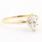 Classic 14K Yellow Gold Marquise Cut Diamond Solitaire 0.40CTW Engagement Ring