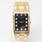 Handsome Wittnauer 11D17 Gold Tone Diamond-Accented Stainless Steel Watch