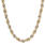 Authentic Tiffany&Co. Sterling Silver 925 18K Yellow Gold 24" Rope Chain
