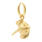 NEW Modern 18K Yellow Gold Stingray 20MM Charm Pendant 