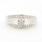 Modern Ladies 14K White Gold  Diamond Rosita Right Hand Ring