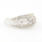 Modern Ladies 14K White Gold  Diamond Rosita Right Hand Ring