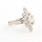 Vintage Estate 14K White Gold Princess Diamond 0.80CTW Anniversary Wedding Ring