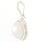 Estate 925 Silver Bezel Set Pearl Open Bail 30MM Pendant Jewelry