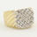 Mens Estate 14K Yellow Gold Diamond 1.54CTW Ring Jewelry