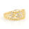 Vintage Classic Estate 14K Yellow Gold Diamond Ornate Ring Band - 0.24CTW