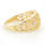 Vintage Classic Estate 14K Yellow Gold Diamond Ornate Ring Band - 0.24CTW