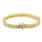 Classic Ladies 10K Yellow Gold Natural Diamond 4.18CTW Tennis Bracelet 