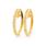 Classic Estate 14K Yellow Gold Diamond 1.00CTW Hoop 30MM Earrings 