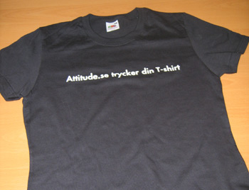 T-shirt med transfertryck