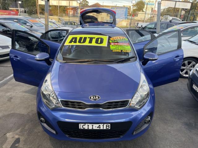 KIA RIO MY13 Si Automatic 5 Door Hatchback 1.6 Litre 4 Cylinder