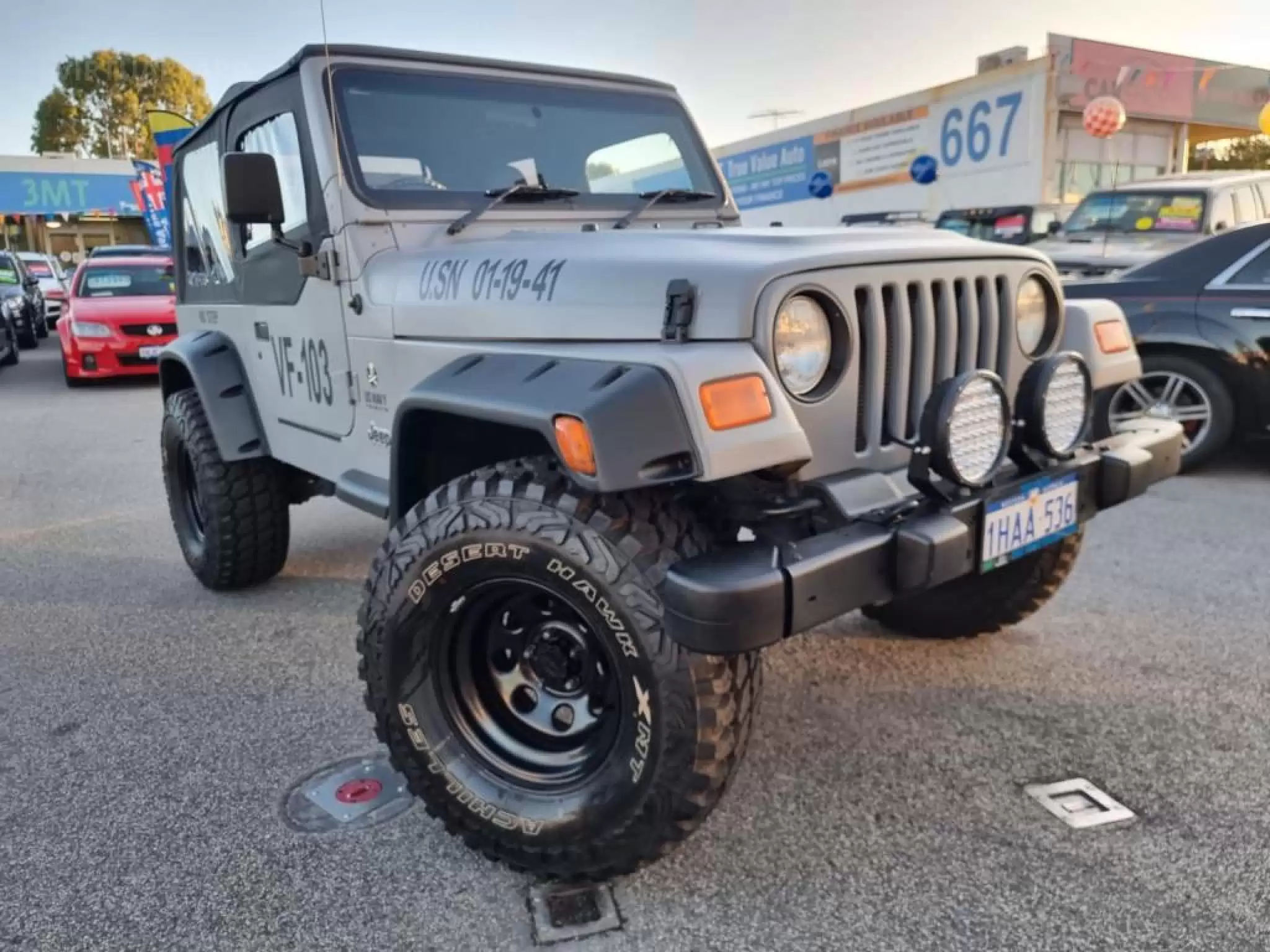 2001 JEEP WRANGLER SPORT MANUAL 4X4 ONLY DONE 151441KM 