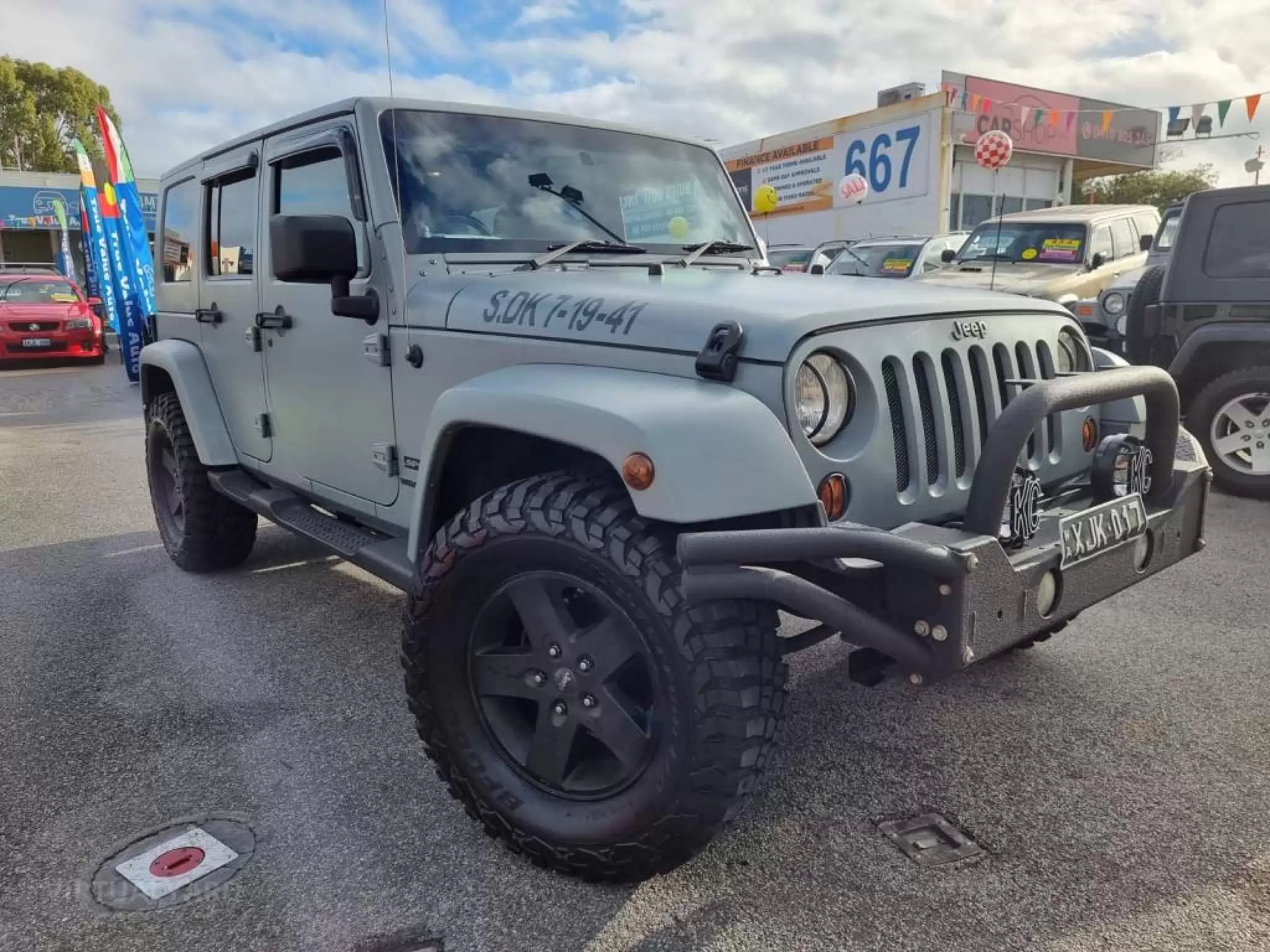 2007 JEEP WRANGLER UNLIMITED SPORT AUTO 4X4 ONLY DONE 179686KM -  