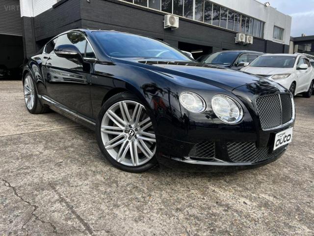 BENTLEY CONTINENTAL 3W GT SPEED COUPE 2DR SPTS AUTO 6SP 4WD 6.0TT