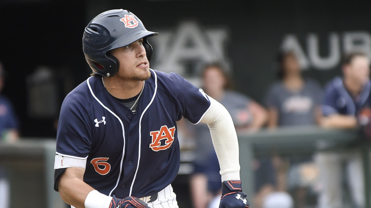 Damon Haecker paced Auburn with three hits and three RBIs Sunday