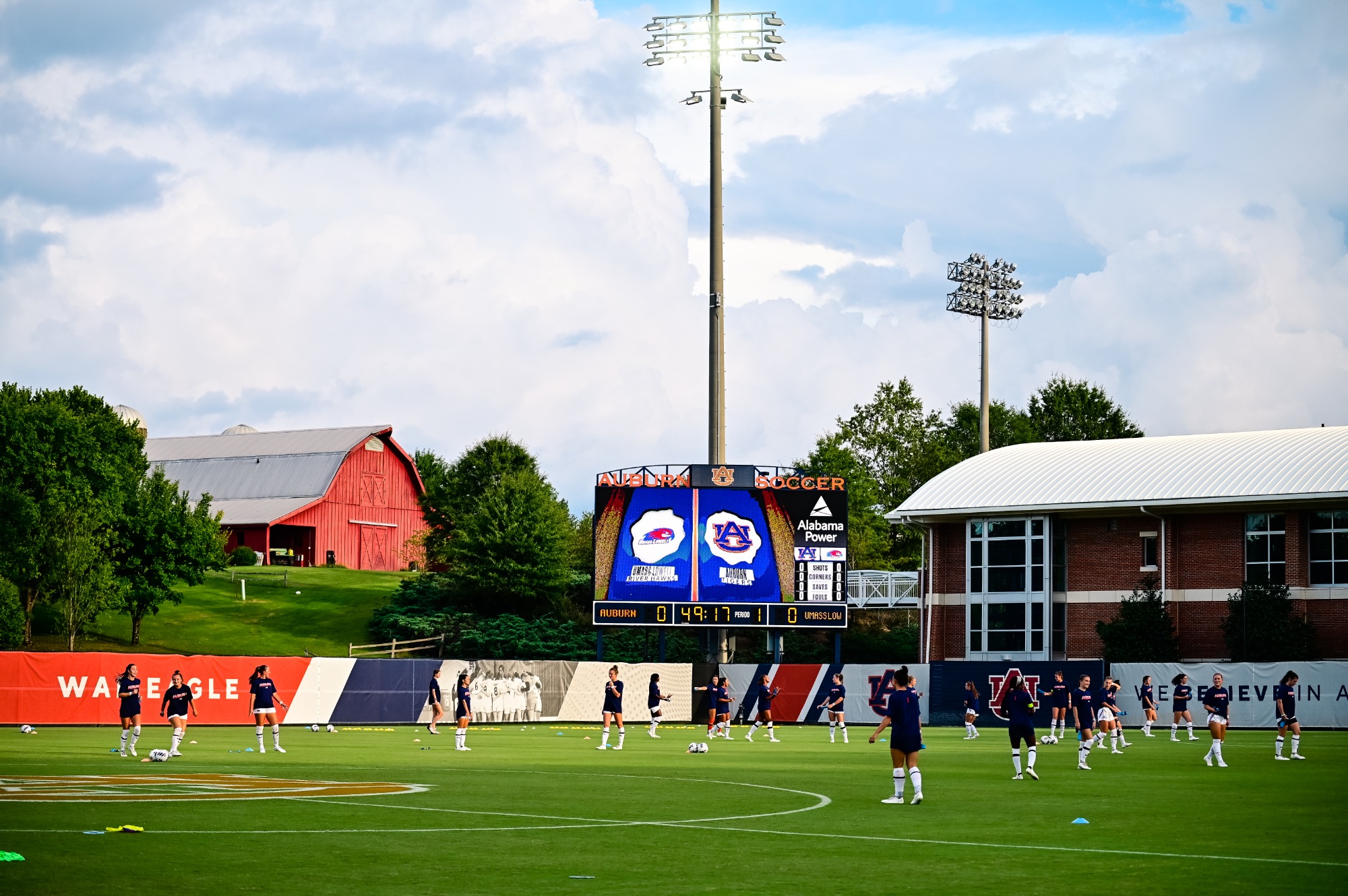 Sep 8, 2022; Auburn, Al, USA; XXX between Auburn and UMass Lowell at Auburn Soccer Complex. Grayson Belanger/AU Athletics