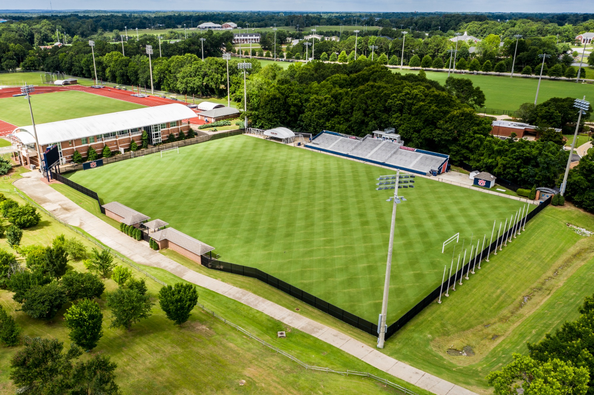 Jun 23, 2020; Auburn, AL, USA; View during a facility photo shoot at Soccer Facility. Mandatory Credit: Shanna Lockwood/AU Athletics