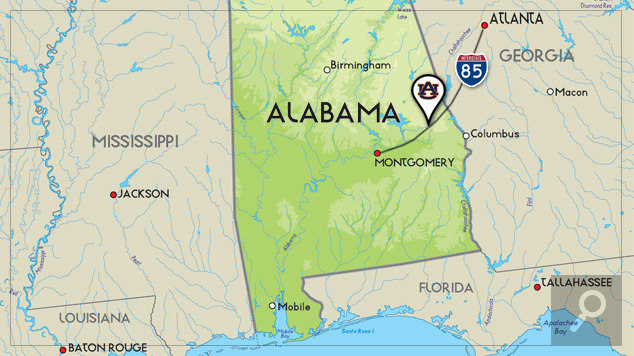 Auburn in USA, Alabama
