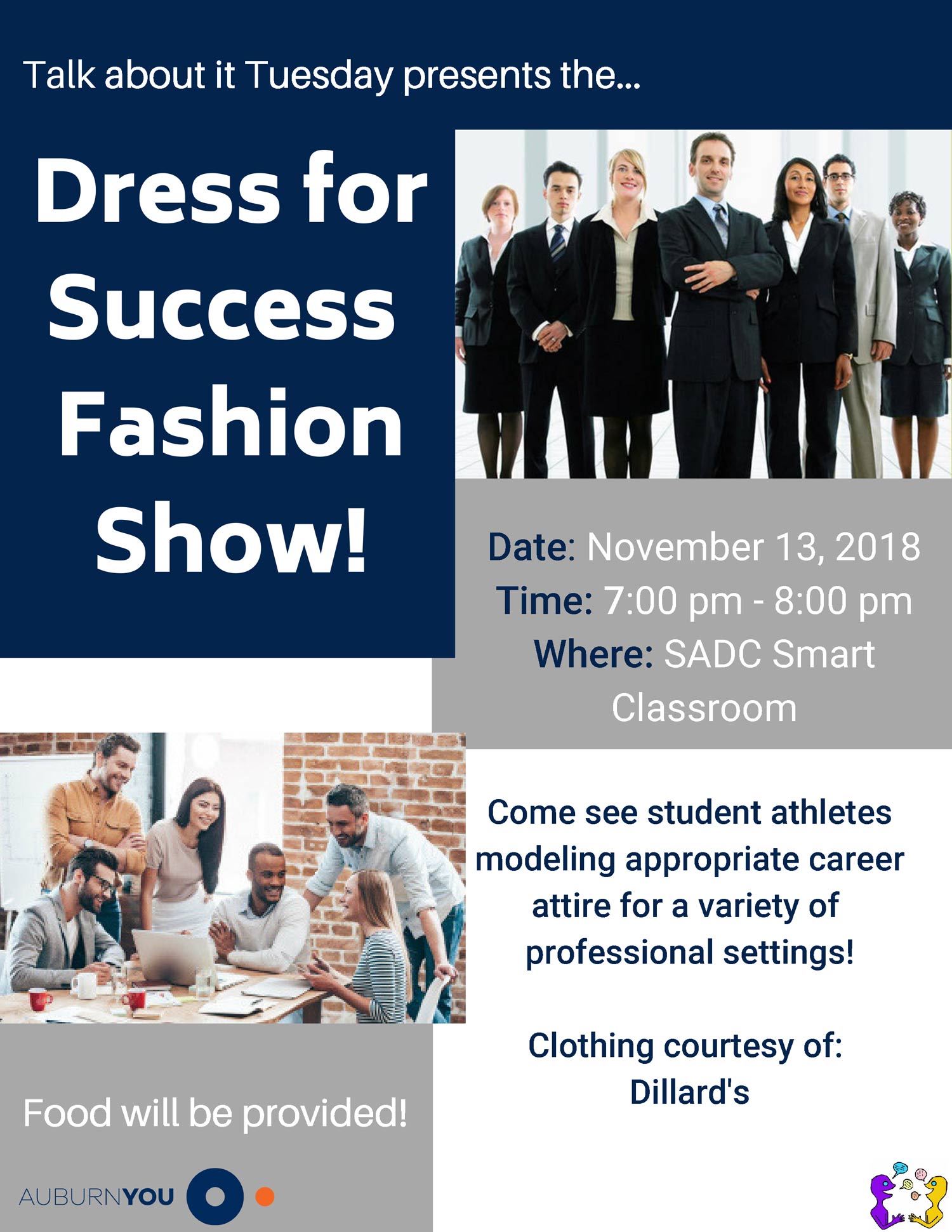 Talk about it Tuesday presents the Dress for Success Fashion Show!