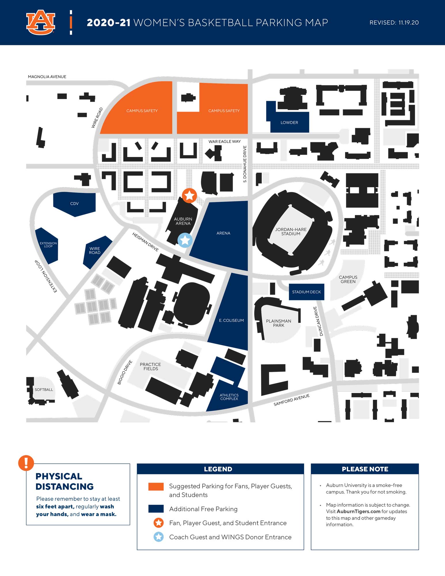 WBB Parking Map