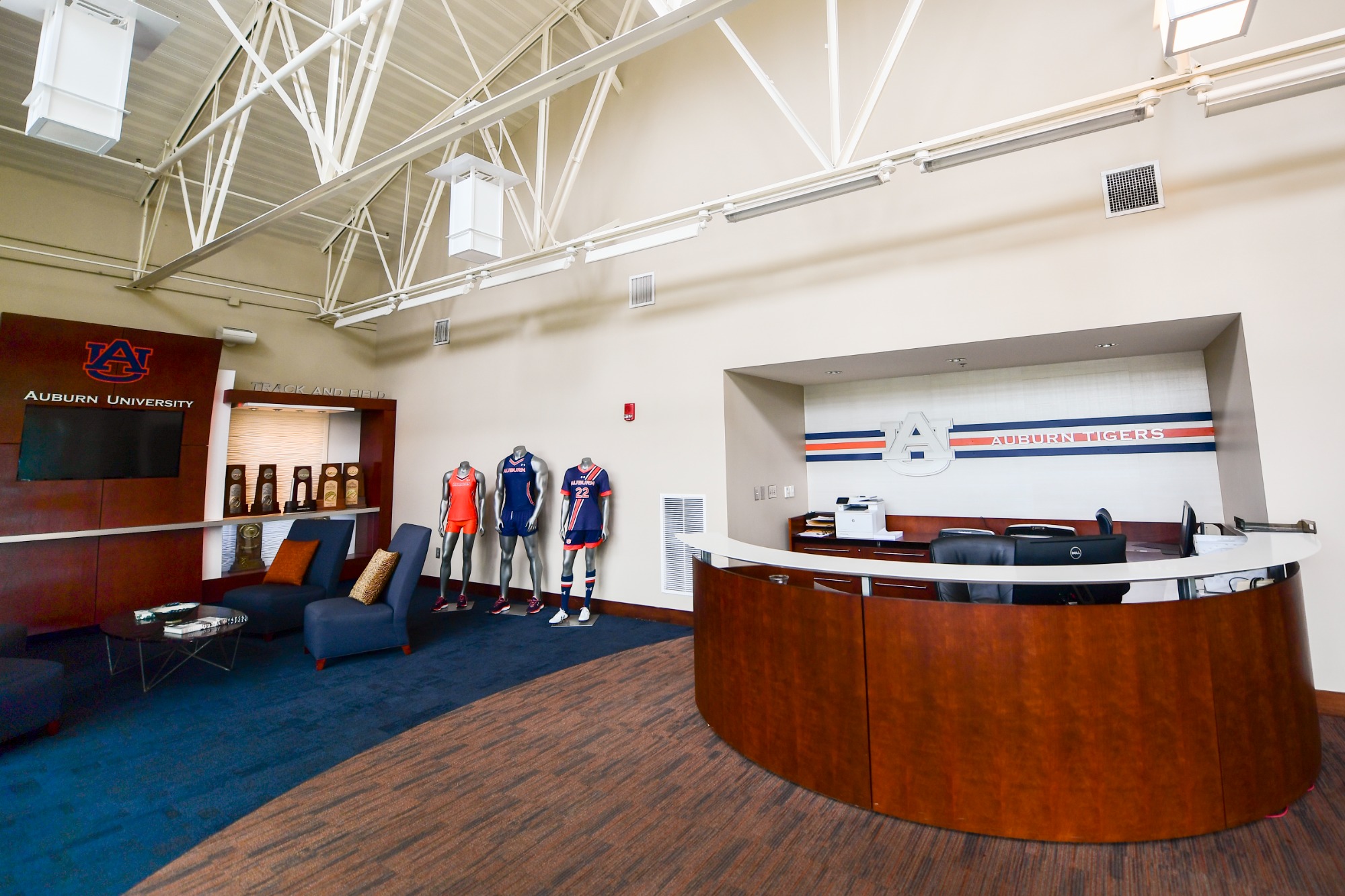 Jun 23, 2020; Auburn, AL, USA; View during a facility photo shoot at Track and Field and Soccer Facility. Mandatory Credit: Shanna Lockwood/AU Athletics