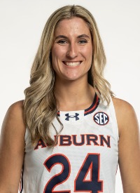 AUBURN, AL - October 2, 2023 - Carsen McFadden (24) during the 2023 Auburn Women’s Basketball Shoot in Auburn, AL.