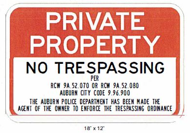 No Trespassing Authorization Form