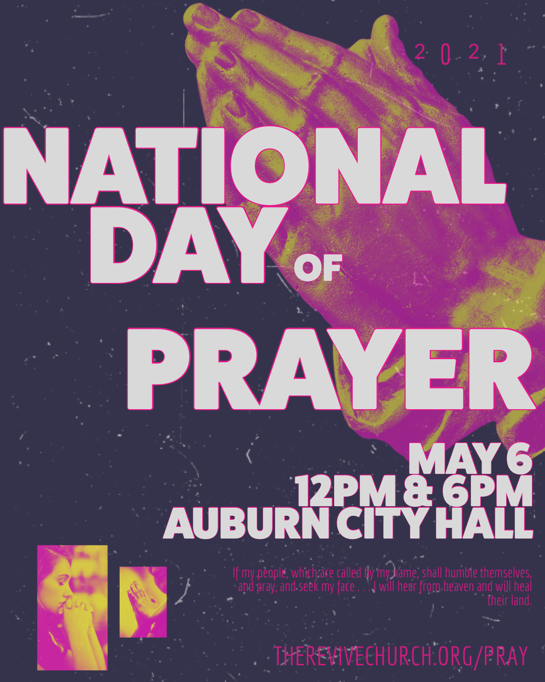 Auburn National Day of Prayer 2021 Event Flyer