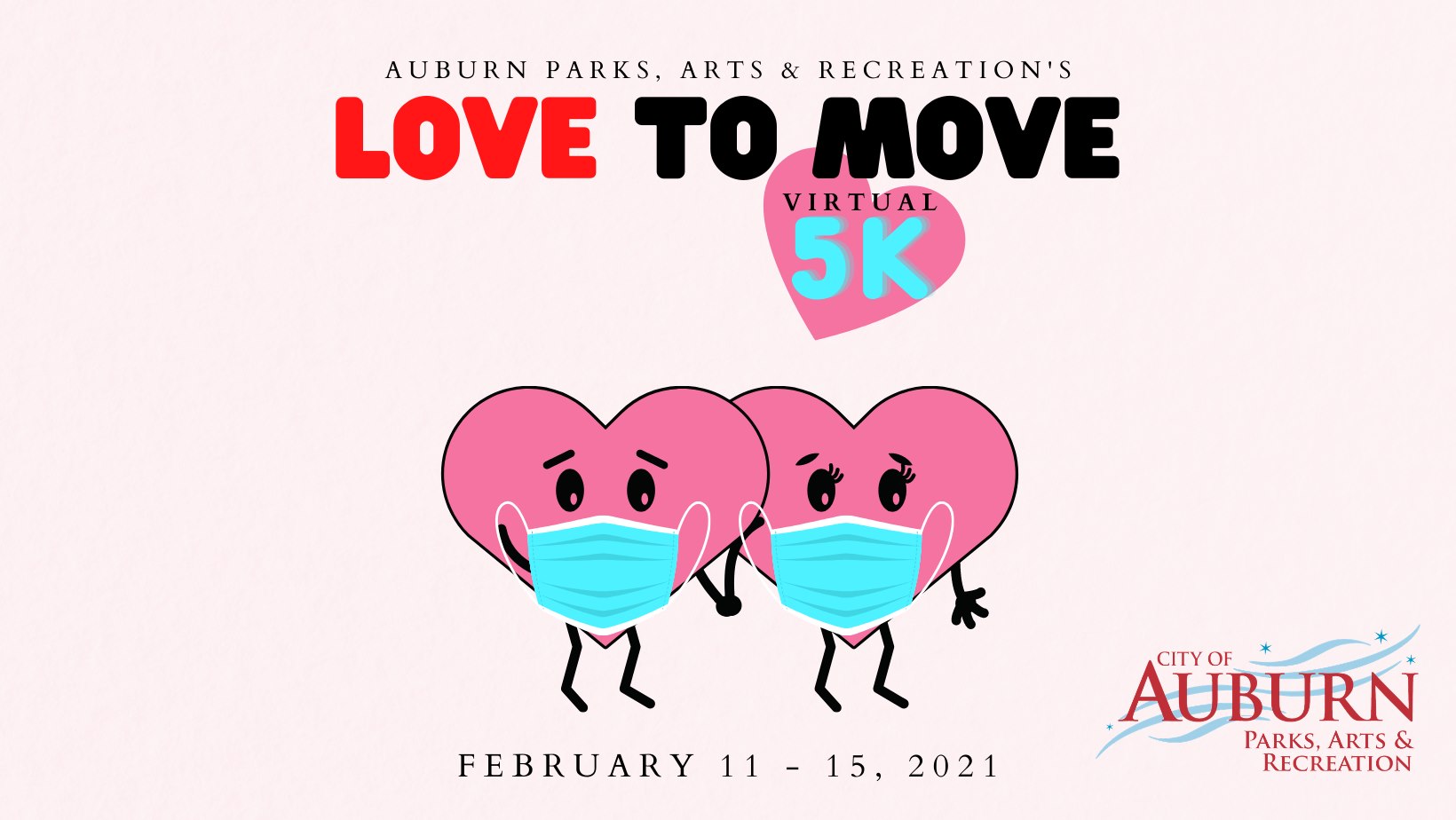 Auburn Parks Love to Move Virtual 5K