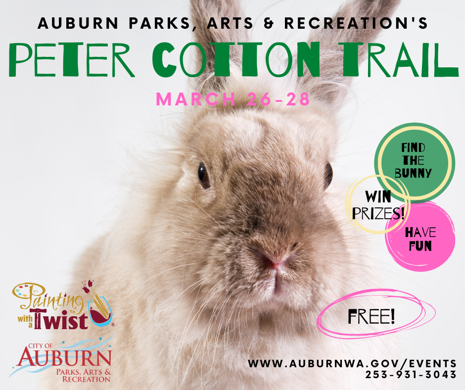 City of Auburn Peter Cotton Tail Easter 2021 Event