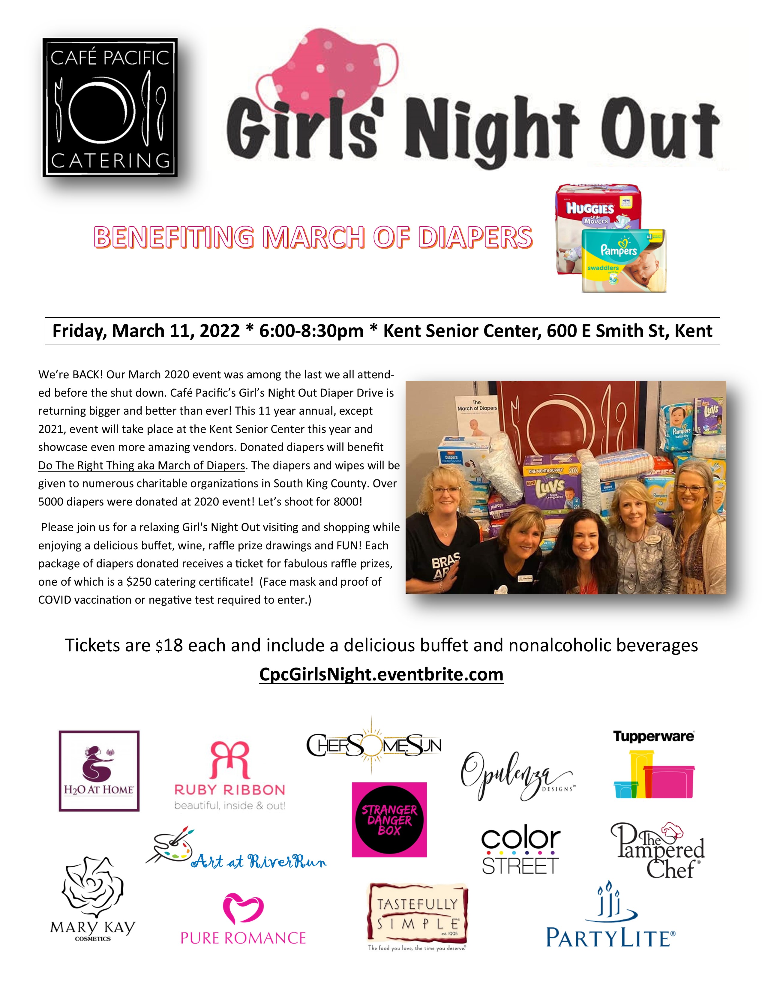 Girls Night Out - Cafe Pacific Catering