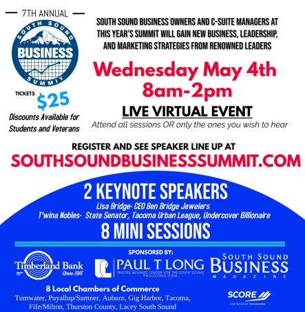 South Sound Business Summit 2022 Flyer