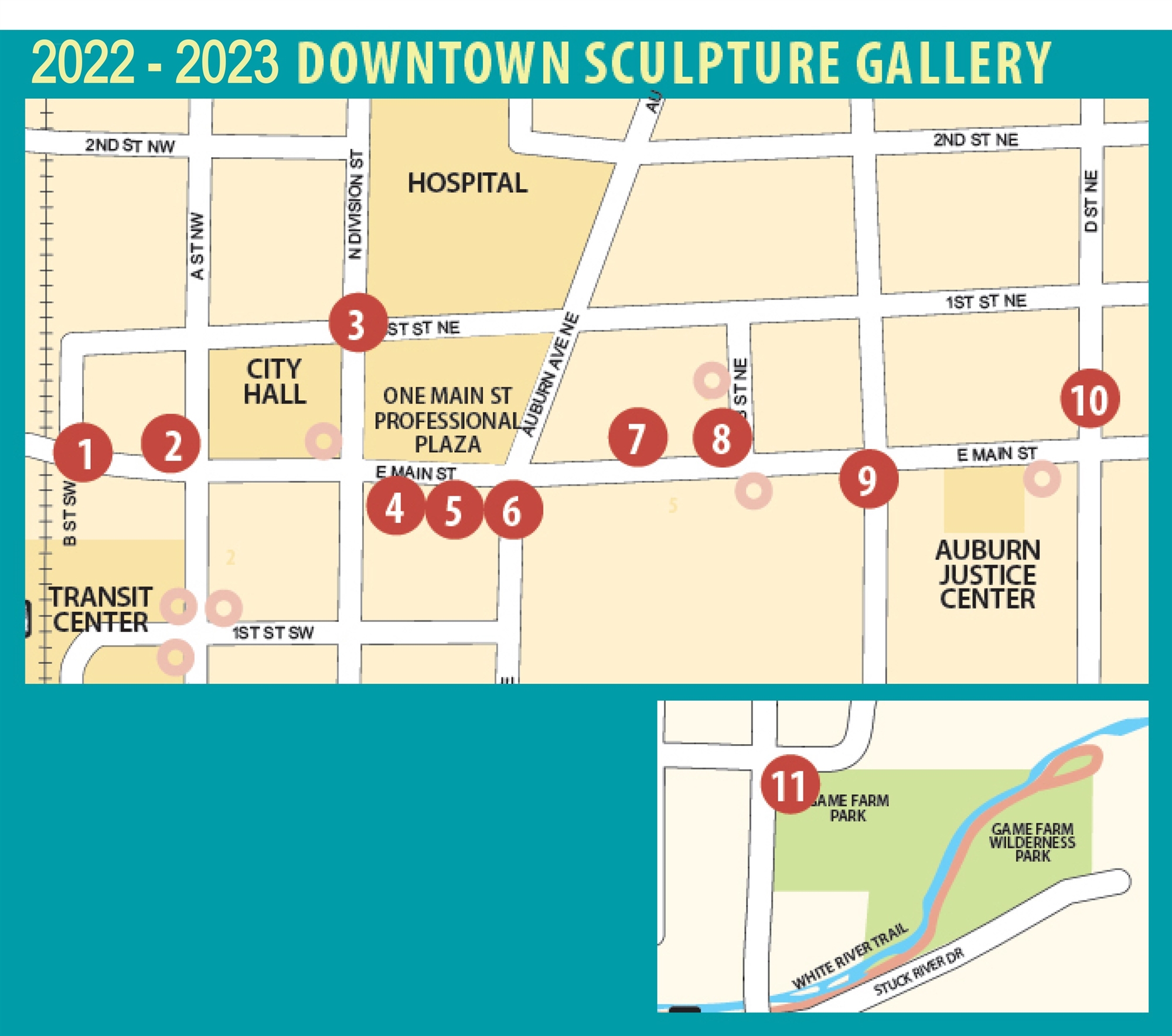 2022-2023 sculpture map