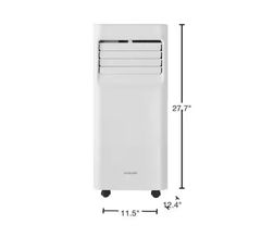  6,000 BTU 115-Volt Smart Portable Air Conditioner Cools 250 sq. ft. with Dehumidifier and Remote, Powered by Hubspace - Image 3