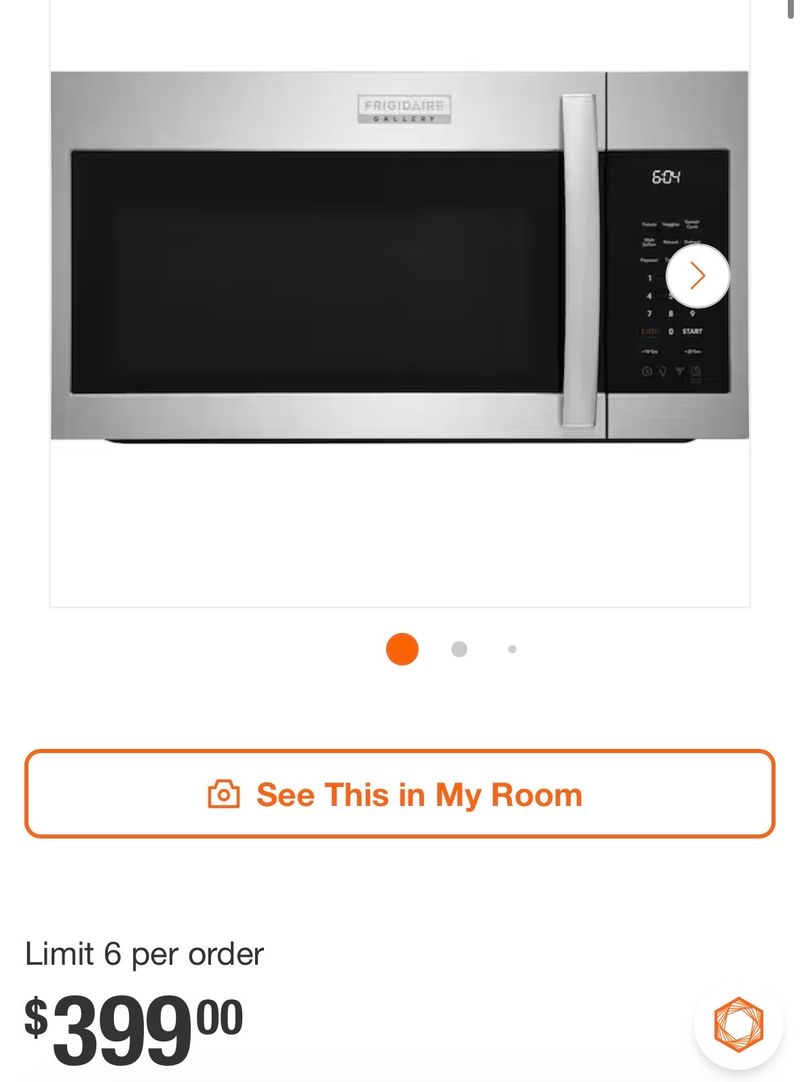 Gallery 1.9 cu. ft. Over the Range Microwave in Smudge-Proof Stainless Steel with Sensor Cooking Technology - Image 1