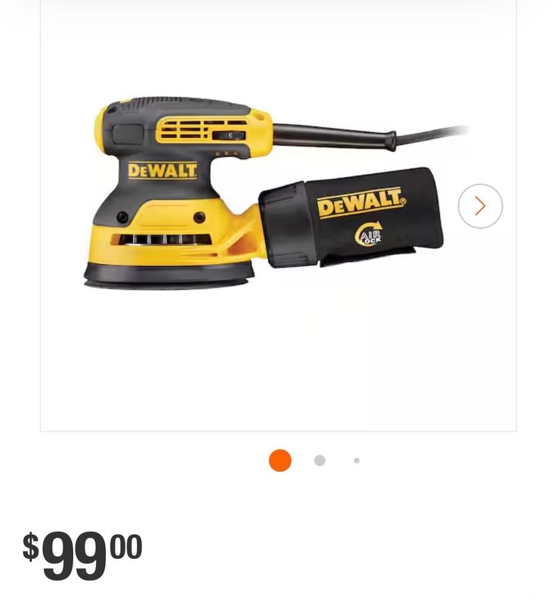 3 Amp Corded 5 in. Variable Speed Random Orbital Sander - Image 1