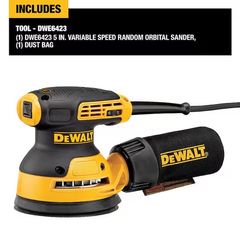 3 Amp Corded 5 in. Variable Speed Random Orbital Sander - Image 4