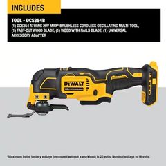 ATOMIC 20V MAX Cordless Brushless Oscillating Multi Tool (Tool Only) - Image 3
