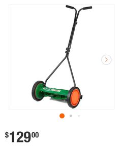 Scott's 16 in. Manual Walk Behind Push Reel Lawn Mower - Image 1