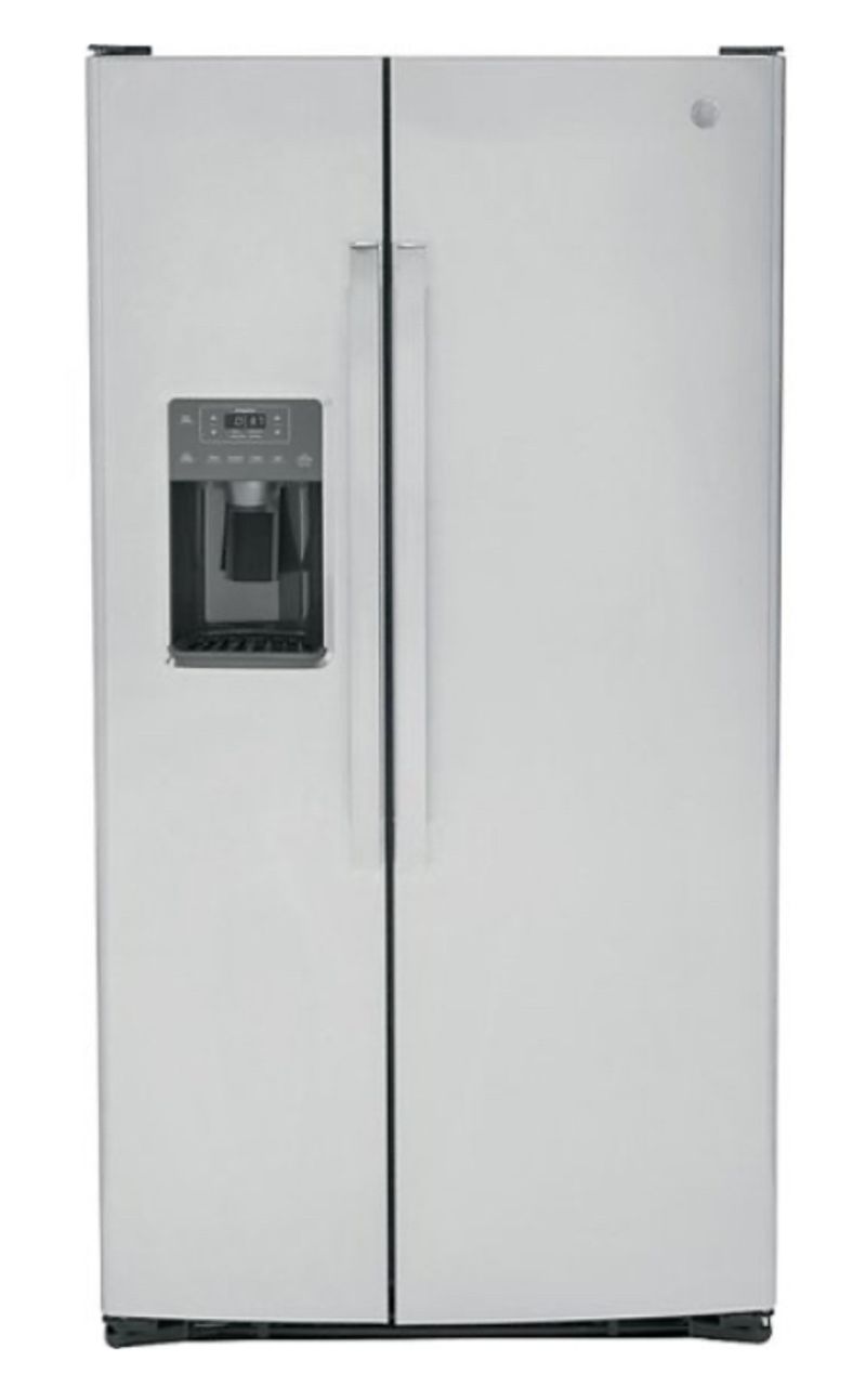 Midea Compact Refrigerator 2-Door 4.5 Cu ft, Black and Silver Mrm45d3asl, Size: 51 in