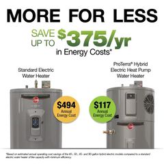 50 Gal. Smart Hybrid Heat Pump Water Heater - Image 4