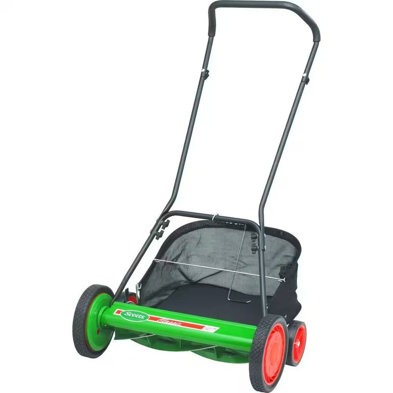 20 in. Manual Walk Behind Reel Lawn Mower - Image 1