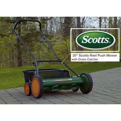 20 in. Manual Walk Behind Reel Lawn Mower - Image 4