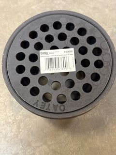 2 in. Round Black Cast Iron Floor Drain - Image 5