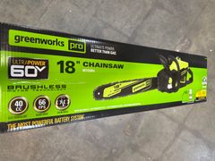 18 in. 60V Battery Cordless Chainsaw - Image 2