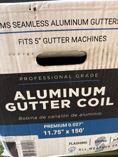 Black/Brown Aluminum Gutter Coil - Image 2