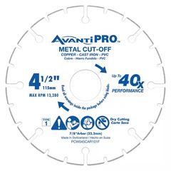 4-1/2 in. Carbide Wheel Metal Cutting - Image 1