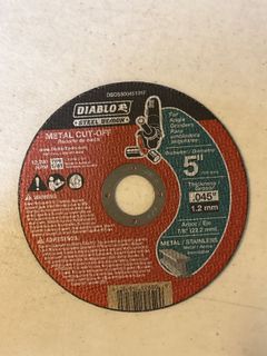 5 in. D X 7/8 in. Steel Metal Cut-Off Disc - Image 2